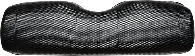 Seat Cover Replacement for Yamaha Drive or G-29 Golf Cart - Front Bench Seat - Premium Marine Vinyl - 5 Panel Stitching - Staple On Installation - Two-Tone Golf Cart Seat Covers (Black)
