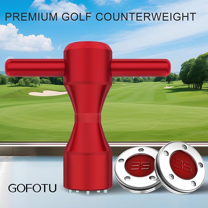 Golf Head weight 2pcs. 35g Golf Custom Weights+Red Wrench Compatible with Titleist Scotty Cameron Putters Newport (35g)