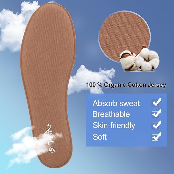 2 Pair -Shoe Inserts for Mens Memory Foam Insoles,Replacement Insoles for Work Boots Running Shoes, Cushion Shock Absorbing for Foot Pain Relief, Comfort Breathable Inner Soles Brown 44EU,US11