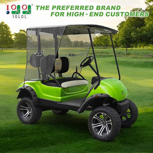 10L0L Golf Cart Sun Shade Cover for Yamaha G29 Drive2-2 Passenger Golf Cart Summer Covers, UV Heat Resistant Sunshade Curtain