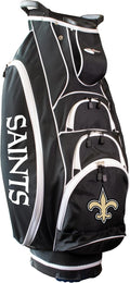 Team Golf NFL Lightweight, 10-Way Club Divider, Spring Action Stand, Insulated Cooler Pocket, Velcro Glove and Umbrella Holder & Lift Assist Handles