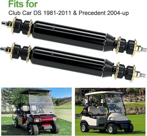 10L0L Rear Shock Absorbers for Club Car DS 1988-2008, Club Car Precedent 2004-Up Golf Cart Electric & Gas, OEM# 1013164 1014236, 2 Pack