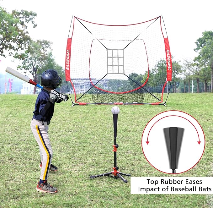 Baseball Tee for Kids,Batting Tee,Softball Tee,Youth Hitting Tee,Teeball Tee,Travel Tee,Easy Adjustable Height