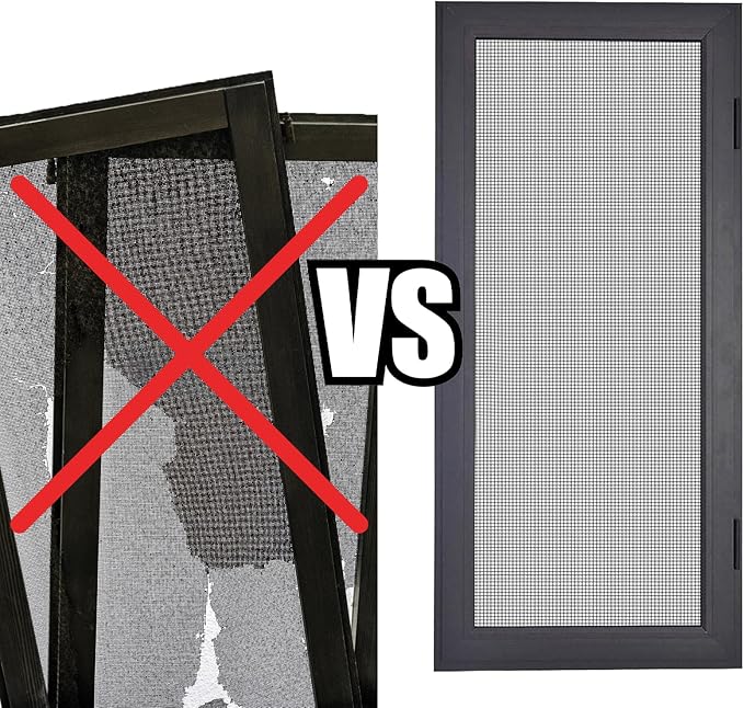 Fiberglass Window Screen Mesh Roll - 56"x100', Easy-to-Cut Screen Door Mesh for Windows, Pool, Porch Durable Mesh Replacement Option