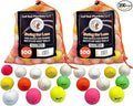 Golf Ball Monkey Recycled Hit-Away Practice Golf Balls with Mesh Bag - Pre-Owned Used Golf Balls for Driving Range & Training Golf Balls