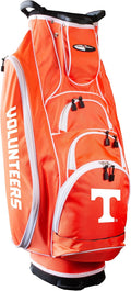 Team Golf NCAA Lightweight, 10-Way Club Divider, Spring Action Stand, Insulated Cooler Pocket, Velcro Glove and Umbrella Holder & Lift Assist Handles