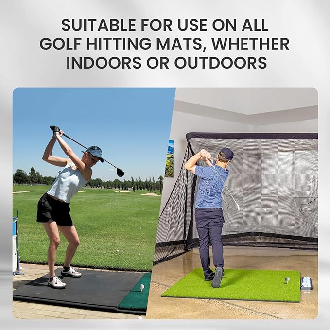FINGER TEN Golf Rubber Tees Driving Range Value 5 Pack, Mixed Size or 5 Same Size for Practice Mat