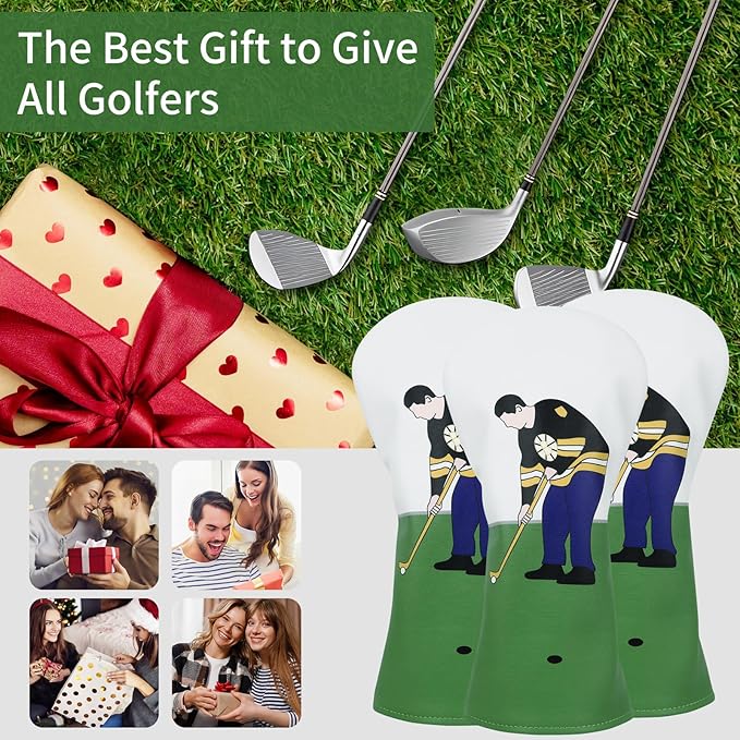 Golf Club Head Covers, Golf Club Covers, Driver Headcover，Driver Cover，Golf Club Covers，Novelty DriverHead Covers