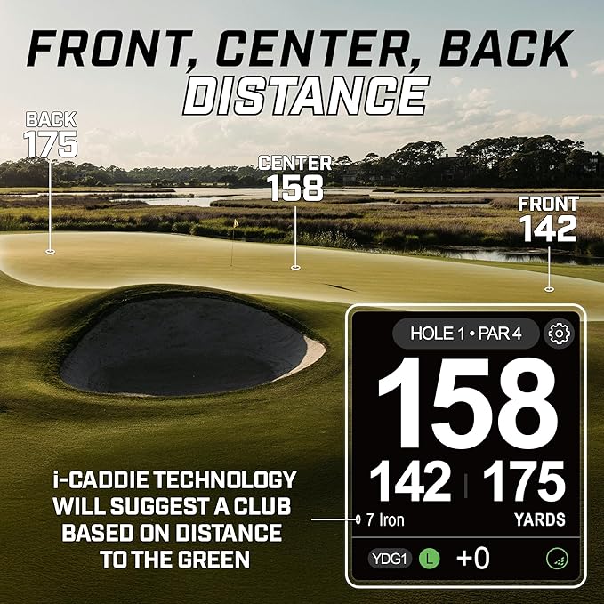 Izzo Swami Golf GPS Rangefinder - Color Display & Scorekeeper