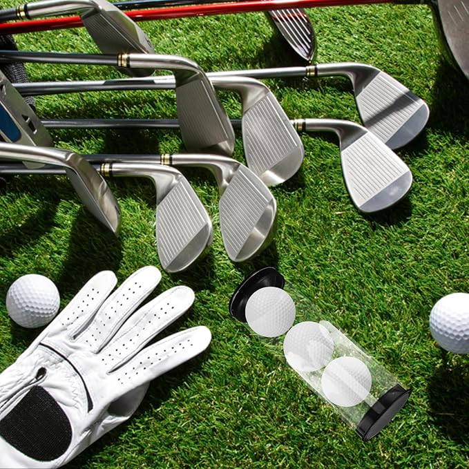 Happyyami 4pcs Box Golf Barrel Golfs Organizers Clear Golfs Ball Containers Portable Ball Case Golfs Case Plastic Tubes with Caps Golfs Ball Case Clear Tubes with Caps Golfing Supplies