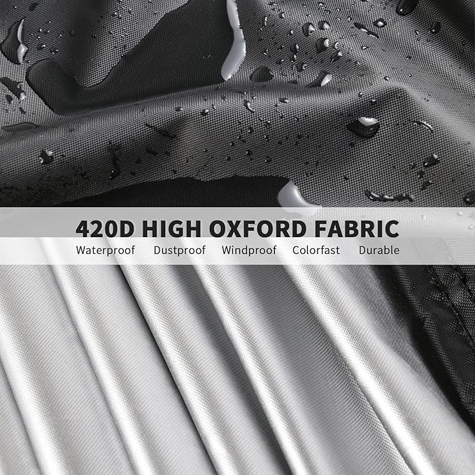 Golf Cart Cover,Waterproof Universal 6 Passenger Golf Cart Covers,Golf Cart Accessories for Outdoor Storage Protective - 144" L x 55" W x 76" H