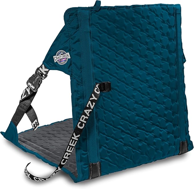 CRAZY CREEK PRODUCTS RED LODGE- MONTANA - USA 2.0 HEX Original Chair, Aleutian Blue/Slate, 1024-185