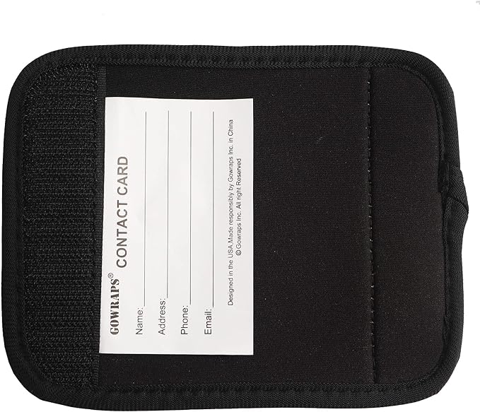 Travel Tags for Luggage-Suitcase Tags Identifiers Peronalized Luggage Tags Neoprene Luggage Handle Wrap Travel Essentials for Flying/Airplane/Airport