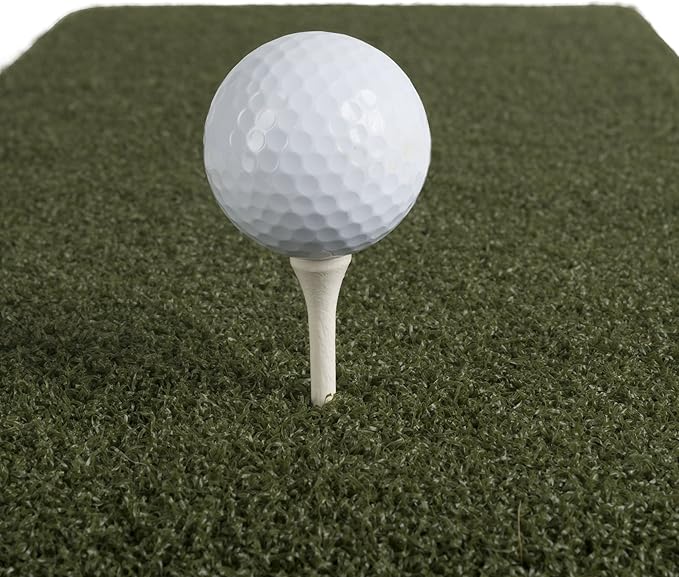 The Original Country Club Elite by Real Feel Golf Mats 20”X36” Twin Combo Stance Mats | Heavy Duty Commercial Practice Mat | Accepts A Real Tee | Swing Down and Through | Indoor/Outdoor
