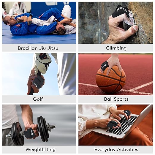 LIONTEK Triple Flow Finger Sleeve V3 Pair — Joint Support & Compression for Activity, BJJ, Fitness, Volleyball, Basketball, and More
