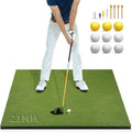 Bltend Golf Mat: 5x4ft & 5x5ft Heavy-Duty Golf Hitting Mats Practice Outdoor/Indoor, Elite Dense Artificial Turf Matt Training Aid for Backyard/Garage/Driving Range/Simulators