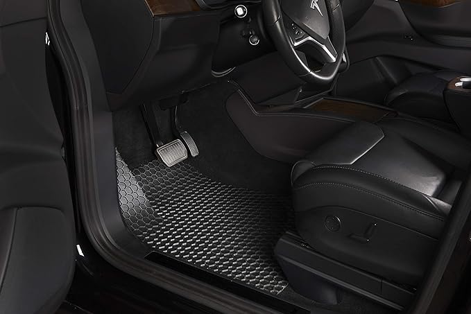 TOUGHPRO Full Set Floor + Cargo Mats Accessories Set for Audi Q7 All Weather Heavy Duty (Made in USA) Black Rubber 2007 2008 2009 2010 2011 2012 2013 2014 2015