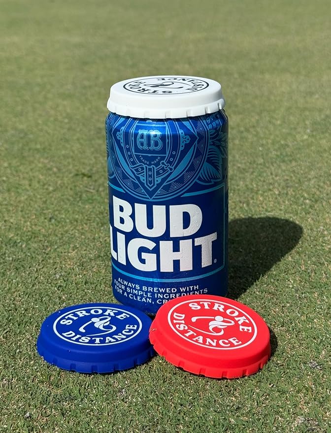 Can Cap Tee 3 Pack: Ultimate Beverage Protection & Golf Tee in One - Pink