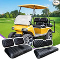 Club Car DS seat Cover, Fit for Club car DS Pre-2000，Vinyl seat Cover, Diamond Texture, Easy to Install Golf cart Accessories, no Staples Required (Black, Fit for Club car DS Pre-2000)