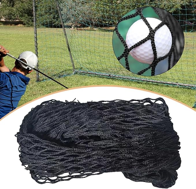 Golf Practice Net Sports Netting Portable Multipurpose Sports Barrier Backstop for Baseball Soccer Yard Garage