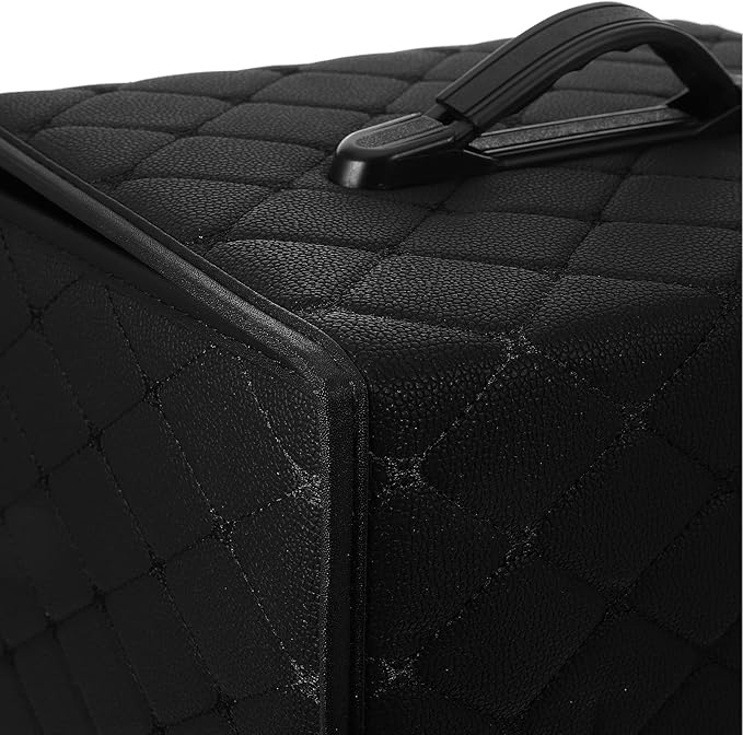Foldable Car Trunk Storage Organizer Compact Dark Multi-Use Cargo Organizer Box for SUV and Van Grocery Storage