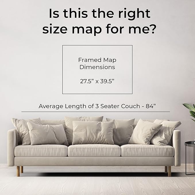 Push Pin Travel Maps Customizable Wall Art - Top Golf Courses USA Map - Barnwood Gray - Framed Pin Map, Includes 150 Pins - Handcrafted in USA - 27.5" x 39.5"