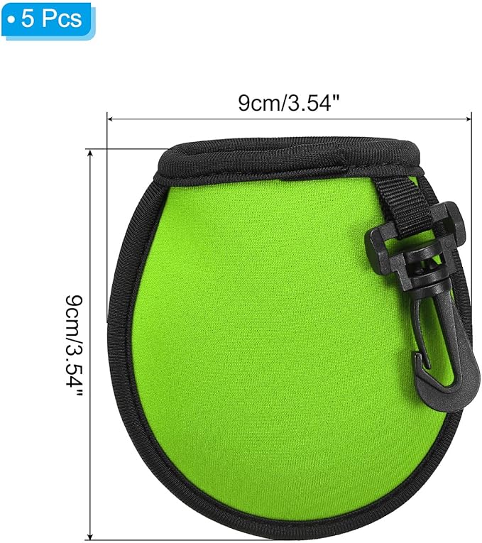 PATIKIL Golf Ball Washer Pouch, Portable Golf Balls Cleaner Pocket Bag with Hanging Clip for Golf Exercise