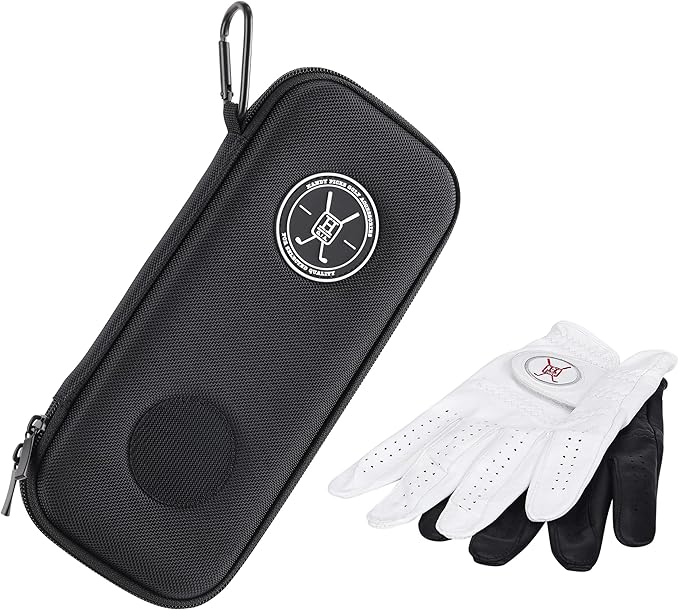 Handy Picks Performance Golf Glove Case - Golf Gloves Holder Case That Protects n Keeps Your Golf Gloves Neat n Dry - Air Flows Through on The Back Cover to Let The Moisture Out