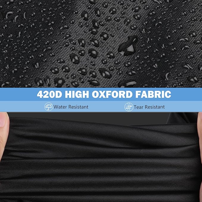 Golf Cart Cover,Waterproof Universal 4 Passenger Golf Cart Covers,Golf Cart Accessories for Outdoor Storage Protective - 120" L x 55" W x 78" H
