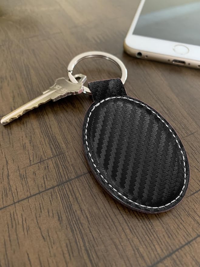 LaserGram Oval Keychain, Water Polo, Personalized Engraving Included