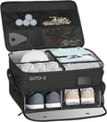3 Layer Golf Trunk Organizer - Large Capacity Golf Trunk Organizer for 2 Pair Size 13 Shoes, Gifts for Men for Accessories, Balls, Tees, Clothes, Gloves
