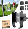 Phone Mount for Yamaha, EZGO, Club Car, 360-Degree Rotatable Universal Golf Cart Phone Holder Compatible with Most Smartphones - No Drilling