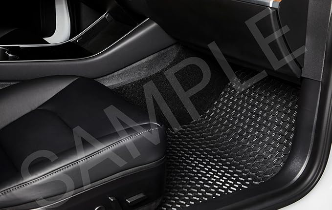 TOUGHPRO Full Set Floor + 3rd Row Up Cargo Mat Accessories Set for Infiniti QX80 2nd Row Bucket Seating with Full Console All Weather Heavy Duty (Made in USA) Black Rubber 2025 2026