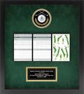Universal Golf Achievement, Event, Award Display Case Frame for Ball, Scorecard, Photo & Printed Graphic Info Insert (Elite, 3 Components)
