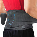 Sparthos Back Brace for Lower Back Pain - SIZE X-LARGE: Fits 52"-59" Waist (Measure at Navel - See Sizing Chart) – Relief from Sciatica, Herniated Disc - Support Belt with Lumbar Pad - Men & Women