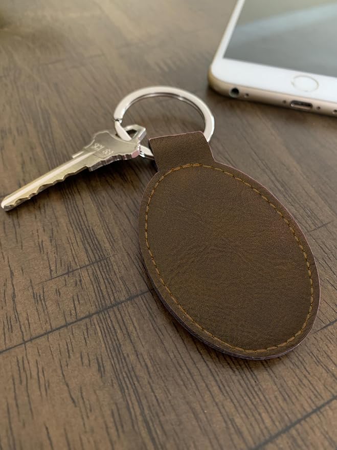 LaserGram Oval Keychain, Water Polo, Personalized Engraving Included