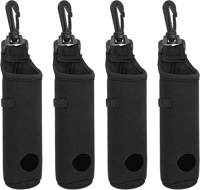 PATIKIL Golf Ball Carry Bag Golf Tee Holder Pouch Portable Neoprene Golf Ball Holder with Clip for Men and Women
