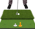 SAPLIZE Foldable Heavy-Duty Golf Hitting Mat with 10mm EVA Backing for Indoor/Outdoor Swing & Chipping, Golf Accessories & Gift for Men & Women
