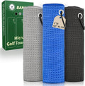 Golf Club Cleaner, Non-Leaking Stretchable Golf Club Brush with Microfiber Golf Towel (23.6 * 15.7 in), Strong Bristles Golf Brush Can Hold 5oz Water, Essentials Golf Accessories for Men