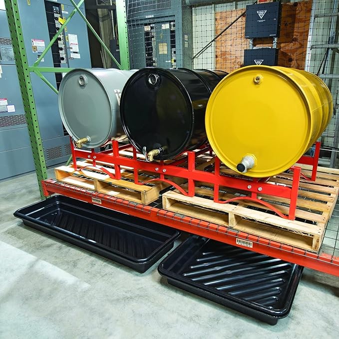 PIG Containment Tray - 40.25" L x 28.25" W x 5" H - 17.95 gal. Sump Capacity - PAK921