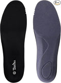 Insoles for Womens Memory Foam Shoe Inserts,Replacement Insoles for Work Boot Running Shoes-Shock Absorption and Cushion for Feet Relief,Comfort Inner Soles for Everyday Use Black 39EU/US8