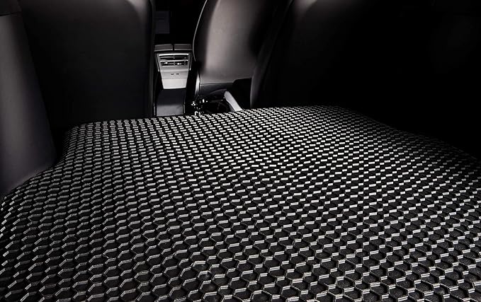 TOUGHPRO Cargo/Trunk Mats Accessories for Audi Q7 All Weather Heavy Duty (Made in USA) Black Rubber 2007 2008 2009 2010 2011 2012 2013 2014 2015