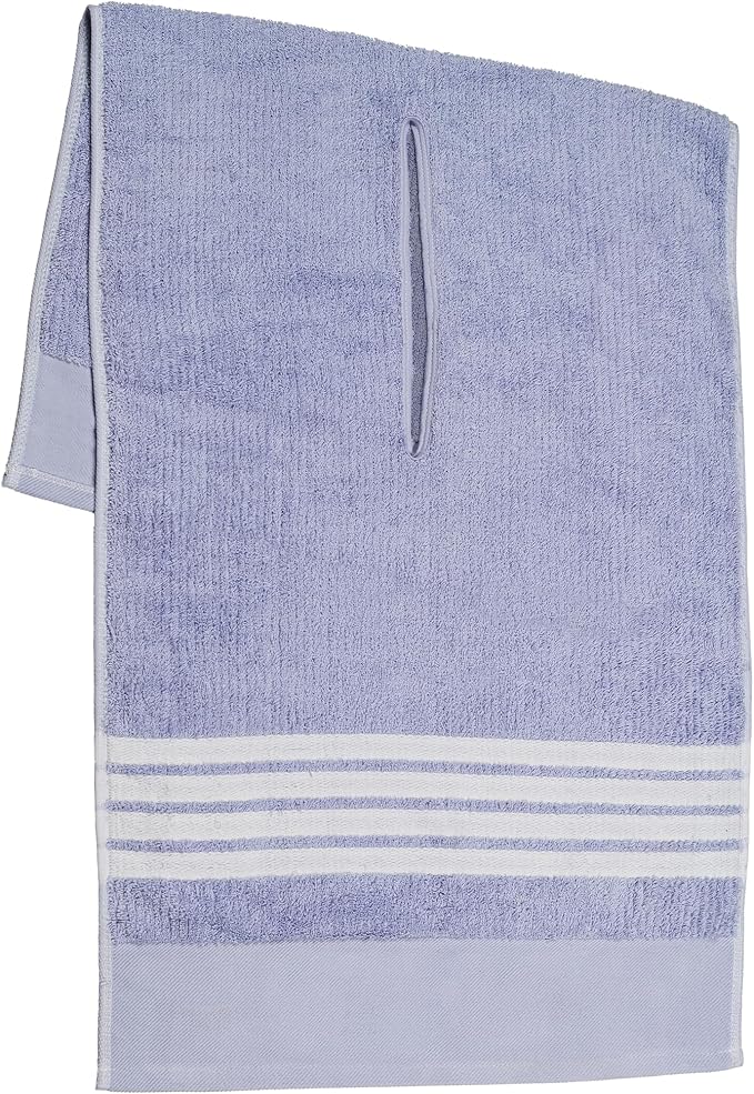 The Tour Towel | Large Golf Caddy Towel Terry Cloth, Absorbent 19" x 44", Center Cut, Perfect Hang Golf Cart Accessory and Golf Bag, Multiple Colors