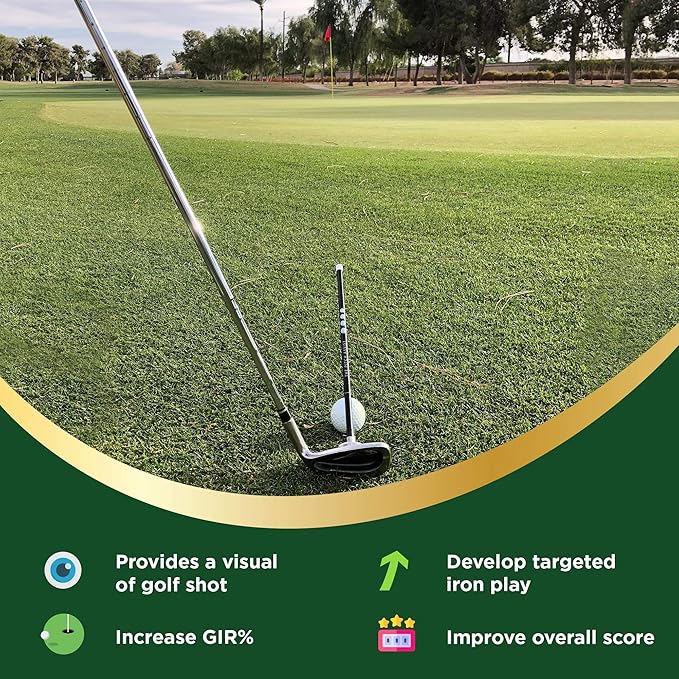Golf Alignment Rods: Magnetic Club Alignment Stick Demonstrates Correct Golf Swing Aim, Golf Training Aid Magnet Lie Angle Tool Training Aids Visualize and Align Your Golf Shot, Orange