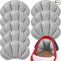Back of Heel Cushion Pads, Adhesive Heel Grips Inserts for Loose Shoes, Shoe Slip, Heel Pain and Blister, 8PCS-Gray