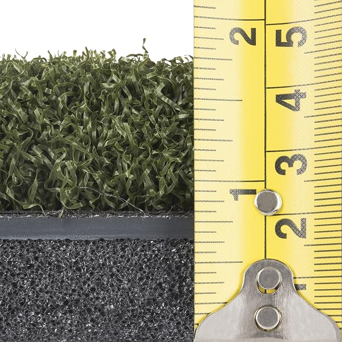 The Original Country Club Elite by Real Feel Golf Mats 20”X36” Twin Combo Stance Mats | Heavy Duty Commercial Practice Mat | Accepts A Real Tee | Swing Down and Through | Indoor/Outdoor