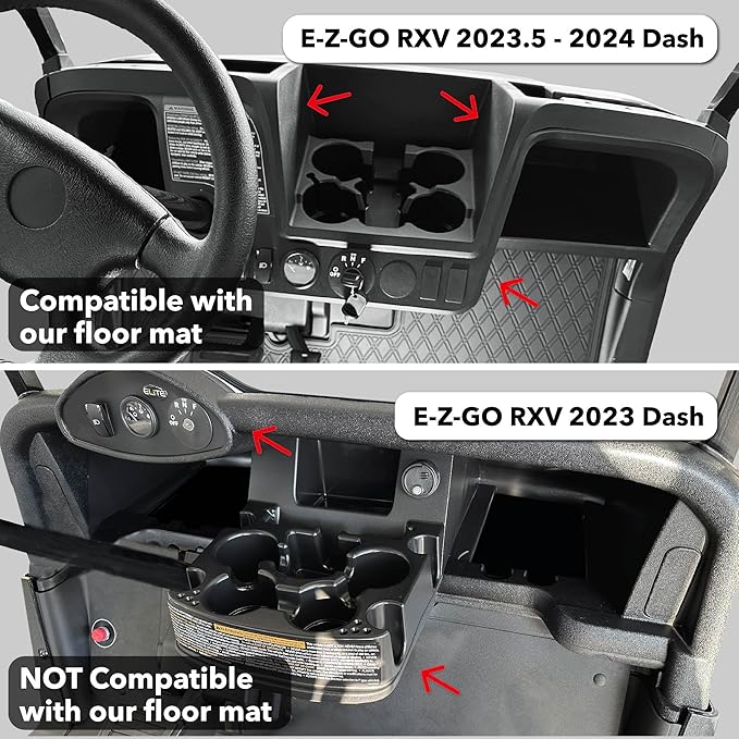 E-Z-GO RXV (2024+) ALL Trim levels (Elite, Freedom etc) / Valor (2024+) Golf Cart Floor Mat