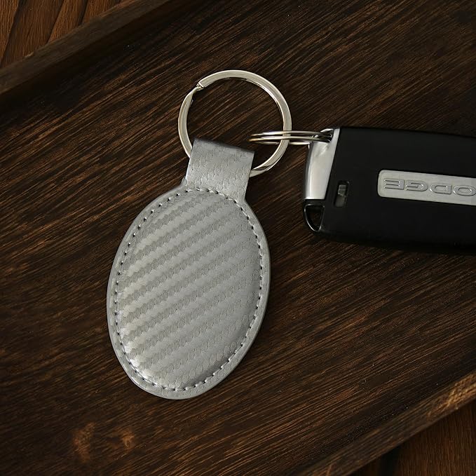 LaserGram Oval Keychain, Sunflowers, Personalized Engraving Included