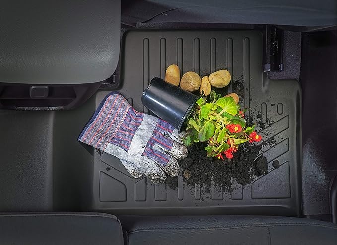 SMARTLINER All Weather Custom Cargo Liner Trunk Floor Mat Compatible with 2016-2018 Lincoln MKX