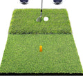 SAPLIZE Foldable Heavy-Duty Golf Hitting Mat with 10mm EVA Backing for Indoor/Outdoor Swing & Chipping, Golf Accessories & Gift for Men & Women